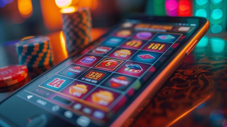 Tampilan game play blackjack yola4d dengan tombol Hit, Stand, Double Down, Split terlihat jelas